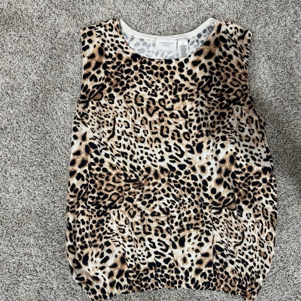 Liz Claiborne Animal Print Top